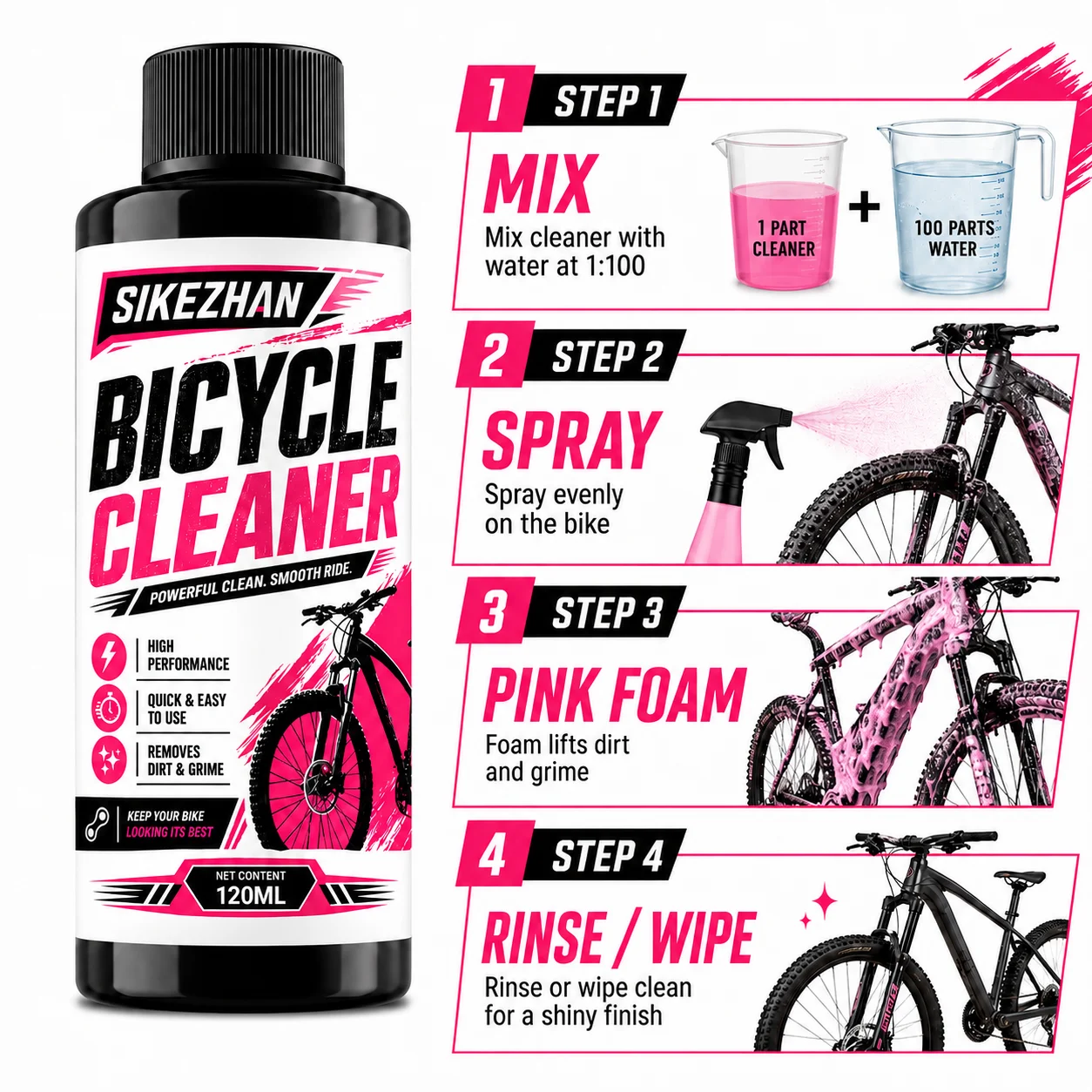 SIKEZHAN 120ml Pembersih Seped - Chain Breaker ulasan dan harga
