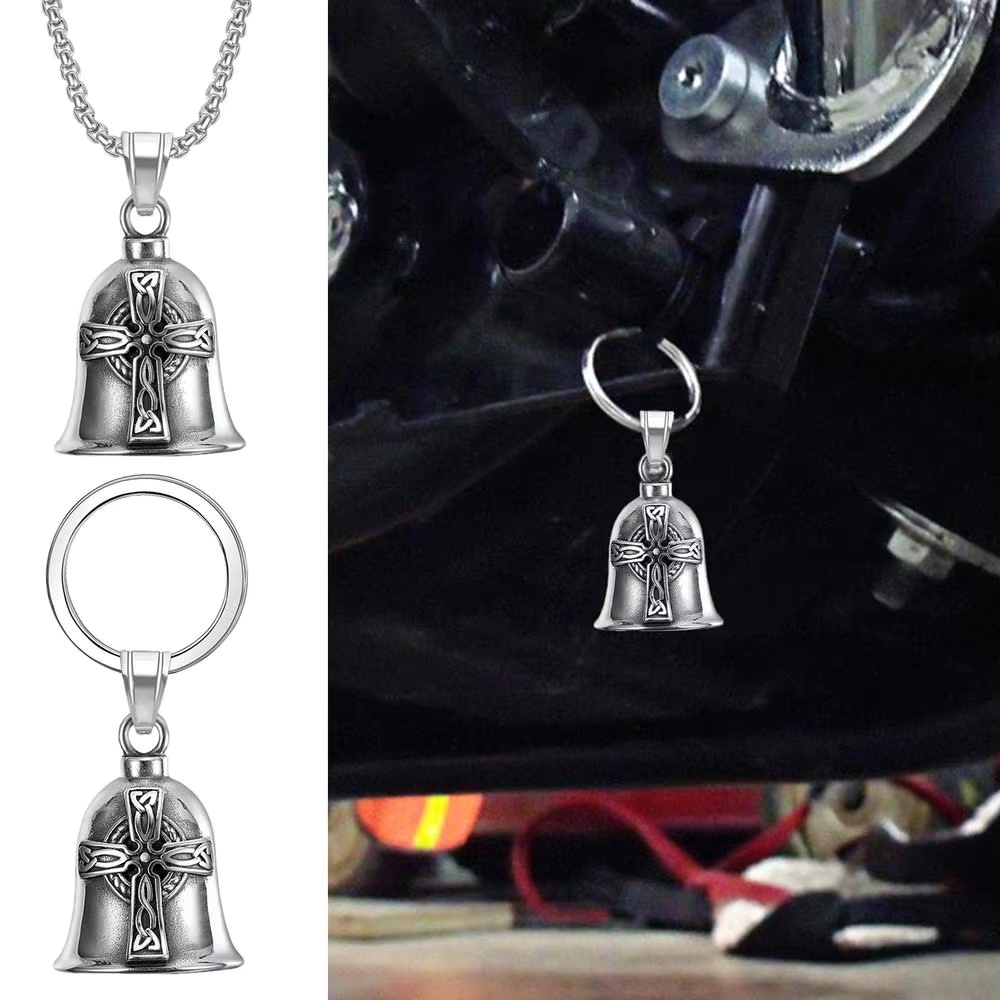 Kalung Liontin Lonceng Gaya Pu - Motorcycle Chain ulasan dan harga