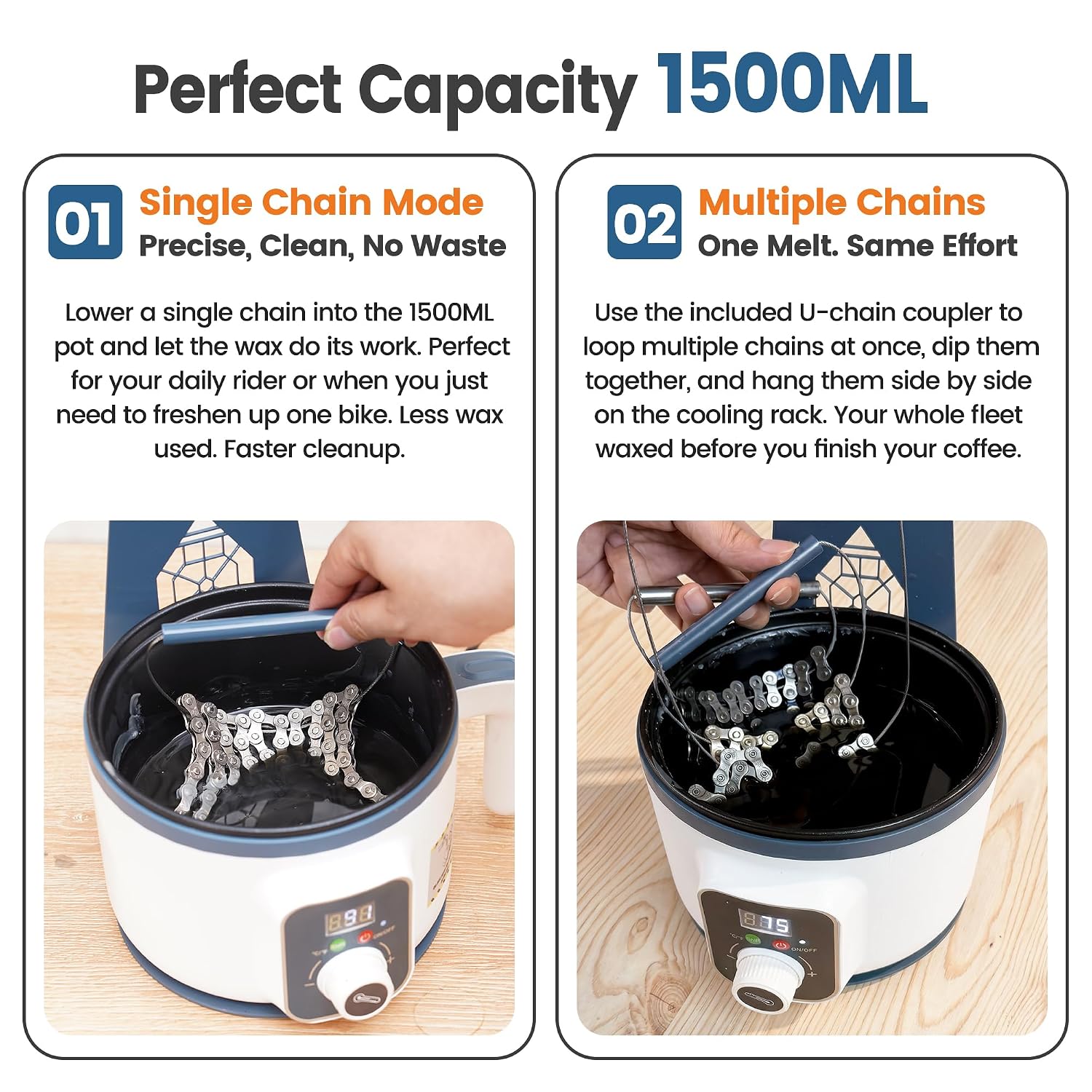 Panci Pelebur Lilin Rantai Sep - Bicycle Chain ulasan dan harga